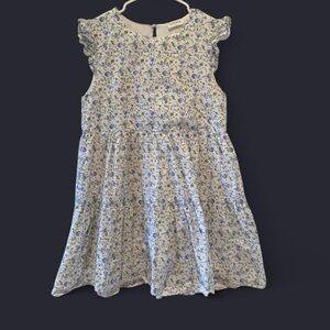 Storia Petite Floral Dress - Blue & White